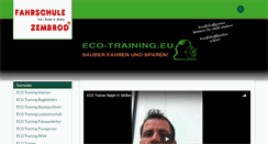 Desktop Screenshot of eco-training.eu