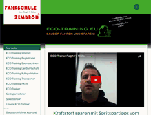 Tablet Screenshot of eco-training.eu